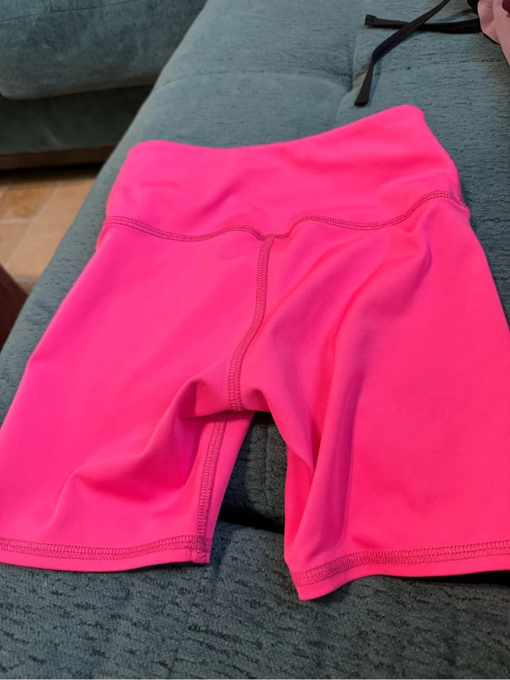 Tiger Friday Girls' Bright Pink Dance Shorts - Activewear - Child Large